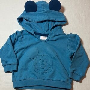 Disney - Blue Hoodie with Mouse Ears